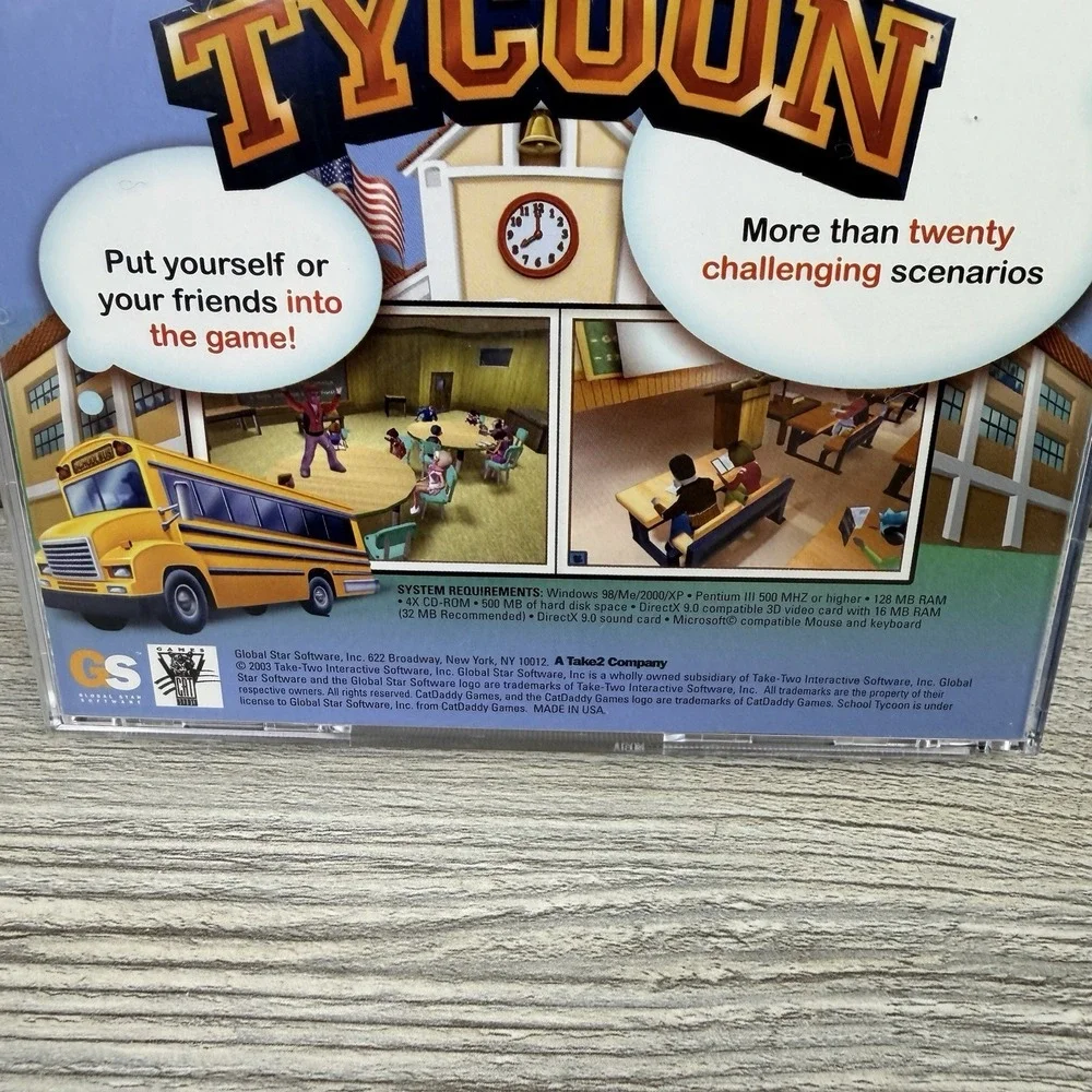 School Tycoon (PC, 2003) PC Game Tested Working